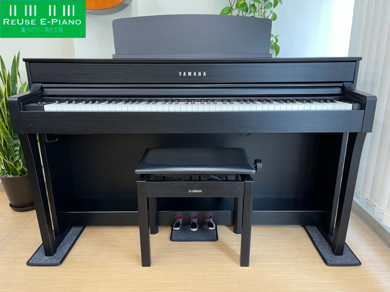≪4県送料無料!さあ、ピアノを始めようキャンペーン≫ YAMAHA CLP-645B 17年製 中古 電子ピアノ 木製鍵盤 クラビノーバ